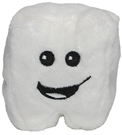 Minifeet Schmoozies Zahn - Dieses strahlendes Kuscheltiere sorgt für saubere Bildschirme - süßes Geschenk für Zahnärzte und mutige Patienten