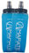 Mafate - Lot de 2 gourdes Souples Pliables -2 Flasques d'hydratation 2X350 ML - 2 Bouteilles d'eau Souple pour Le Sport, Running, Trail, randonnée, Marche Nordique, vélo - Bleu - Taille Unique
