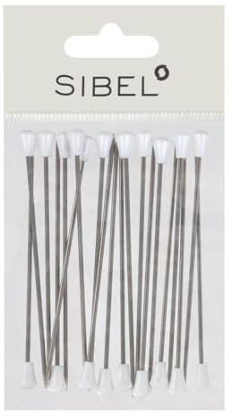Sibel Metal Setting Roller Pins Long 70mm 20stuck