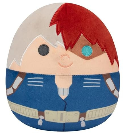 Squishmallows Shoto Todoroki Original 20 cm My Hero Academia - Offizieller Jazwares Plüsch - Sammlerstück, weiches & Squishy Anime Stofftier Spielzeug - Geschenk für Kinder, Mädchen & Jungen