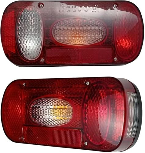 2 x Rückleuchten Heckleuchten Rücklicht Anhänger LKW PKW Wohnwagen Wohnmobil Glühbirne 12V E4