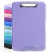 DMFLY Klemmbrett mit Aufbewahrung, robuste Clipboards mit Stifthalter, A4 Kunststoff-Klemmbretter mit Fach, starke Klemmbretter mit niedrigem Profil-Clip, ideal für die Arbeit (Light Purple)
