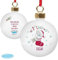 My 1st Christmas Personalised Bauble. New Baby Ceramic Tree Decoration