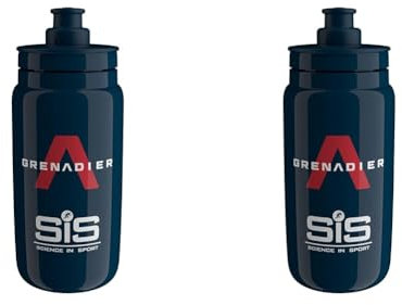 Science in Sport (SIS Cycling Water Bottle Team Grenadier Fly Blue 550ML,130859, Plastic (Pack of 2)