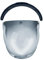 ERYUE 3-Snap Bubble Windschild Visier für Biltwell Gringo & Bonanza Motorradhelm, Motorrad Windschutzscheibenhelm