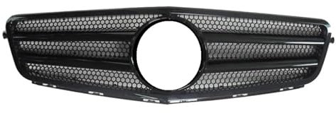 Front Kühlergrill Für Mercedes Für Benz W204 Für C-KLASSE 2007 2008 2009 2010 2011 2012 2013 2014 Auto-Frontgrill Frontstoßstangengitter