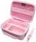 Camera Case Compatible with Sony Alpha ZV-E10 / ZV-1F / ZV-1 / ZV-1 II Vlog Camera with Shoulder Strap by LTGEM, Fits Vlogger Accessory Kit Tripod and Microphone, Pink