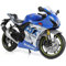 Risopen Motorrad Spielzeug für Kinder 1:12, Legierung Mini Motorcycle Modell Kompatibel für Suzuki GSX R1000R Motorrad Miniatur Nachbildung Geburtstag Geschenke für Motorradmodell Fans -Blau