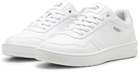 PUMA Damen Court Classy Sneaker, White-Toasted Almond, 38 EU