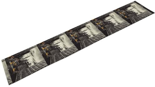 Love from New York Tischläufer, modern, elegant, Tischläufer, Kommode, Küche, Esstisch, Dekoration für Zuhause, Party, Dekoration, 34 x 183 cm