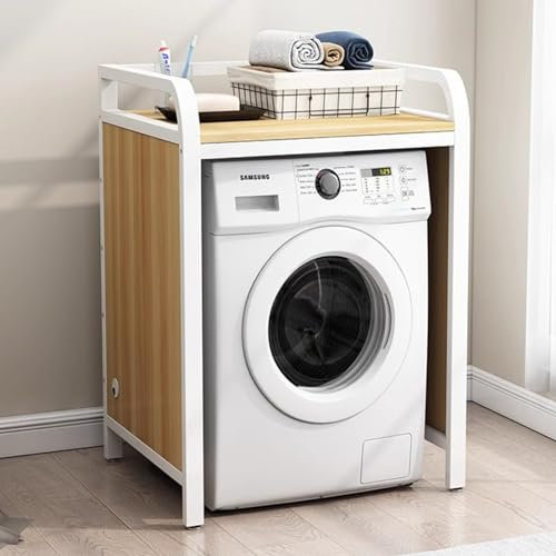 Ripiano per Bagno WC Indipendente Salvaspazio Kit impilabile per Lavatrice con Caricatore Frontale Asciugatrice B,73 * 62 * 105CM