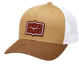 Kimes Ranch Unisex Sheridan Hut - Mid-Profile Snapback mit Lederpatch, Gold, Einheitsgre