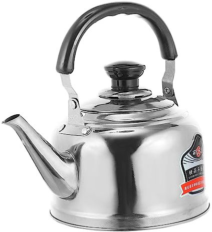 PHENOFICE 1 Pc Pava water boiler infusor de te teapot tea pot olla de agua hirviendo espesar tetera taza de café eléctrica cafetera hervidor de agua tetera que suena Acero inoxidable Silver