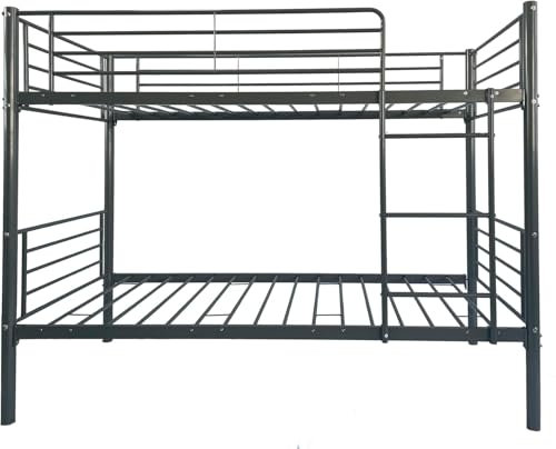 Shiito | Modelo Everest - Litera Metálica | Gran Resistencia y Durabilidad | Optimiza el Espacio en tu habitación | 90 x 190 cm - Gris