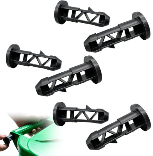 3 Pairs Wheelie Bin Compactor Lid Locks – Heavy-Duty Secure Locks for Wheelie Bin Lids – Easy to Install, Durable Bin Lid Clips to Prevent Lids Blowing Off