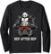 Anime Panda Pump Covers Gym Men Women Workout Long Sleeve T-Shirt
