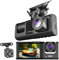 Dash Cam Front and Rear, 4K 1080P Dual Car Camera Dash Cam, Dashcam Front And Rear Camera with Parking Monitor, 32 GB, 170°Wide Angle/Super Night Vision/24H Parking Mode/G-Sensor/Loop Recording