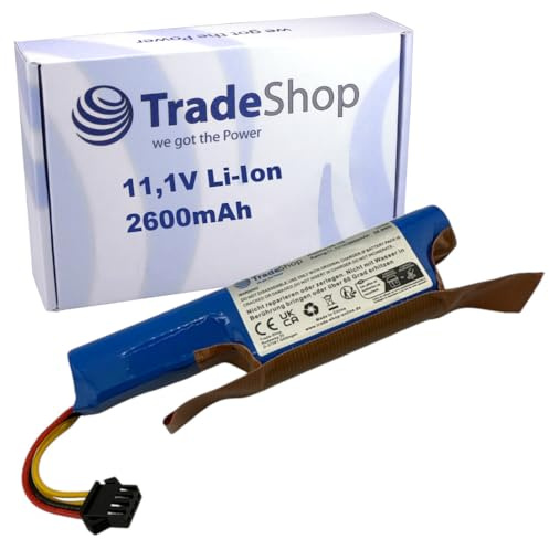 Trade-Shop Li-Ion Akku 11,1V / 2600mAh kompatibel mit Sencor SRV 2230TI, SRX 1001, kompatibel mit Medion Easy Home MD 19098 / Saugroboter-Zubehör