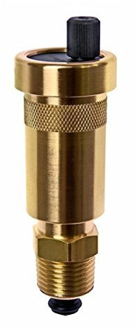 Invena 1/2 automatisches Schnellentlüfter Absperrventil, Metall, 2-Port, G-Stecker, CE, RoHS, EN 1074, EN 1092, Ventil