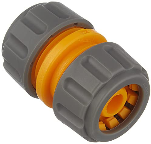 HOZELOCK - Raccord Réparateur de Tuyau d'Arrosage Ø 12,5mm - 15mm (1/2- 5/8) : Réparer son Tuyau d'Arrosage de Façon Permanente, Facile, Rapide et Sans Outils, Vrac [2100A6002]