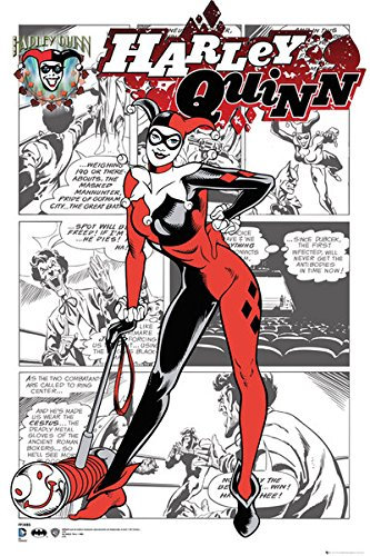 DC Comics – Harley Quinn Comic – 61 x 91,5 cm zeigt/Poster