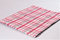 1buy3 Jersey Stoff Gemustert als Meterware |Muster: Kariert rosa/grau|50cm x 160cm|92% Baumwolle, 8% Elasthan|Mehrere Farben zur Auswahl|Jersey