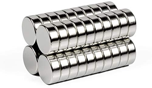 Marwotec® | 100 Stück Neodym Magnete Scheibe 8x2 mm | Kühlschrankmagnet Pinnwandmagnet Dauermagnet Whiteboard Magnet Haftmagnet Scheibenmagnet