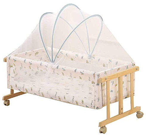 Lovelegis Zanzariera per culla letto lettino bimbo neonati pieghevole protezione insetti mosche zanzare estate estivo blu camera portatile tenda traspirante leggera accessorio notte viaggio bebè