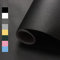 WADILE Papier Peint Autocollant Uni – Papier Peint Adhésif Mural Uni et Moderne, Autocollant Mural Épais en Tissu Texturé, Papier Adhésif pour Meuble Cuisine, Salon, Chambre, noir, 40cm x 1000cm