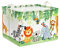 Clastyle Panier à Jouets pour Enfants Coffre à Jouet Lion Oiseaux Atmosphera Boite de Rangement Chambre Fille Garçon Coffre Enfant Rangement Animaux, 40x30x30 cm