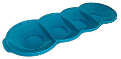Tupperware Allegra Perle Servierdeckel Deckel Servieren Servierschale Servierquartett türkis petrol
