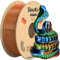 Gratkit Silk Tri-Color PLA Filament，3D Printer Filament 1.75mm, -0.03mm, 1KG/Roll, Silk PLA Orange/Blue/Green