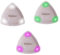 Lot de 3 médiators de guitare à LED, médiators lumineux à LED, médiators de guitare pour ukulélé, médiators de guitare lumineux, médiators de guitare de rechange