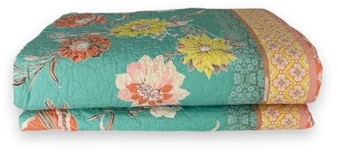 Bassetti POSILLIPO Tagesdecke aus 100% Baumwolle in der Farbe Grün V1, Maße: 265x255 cm - 9328453