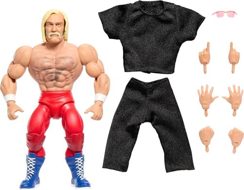 WWE Superstars Hulk Hogan Retro Actionfigur, 12,7 cm