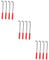 SHINEOFI 12 Pcs Golf Pen Ballpoint Pens Novelty Office Tabletop Sports Gadget Stocking Stuffer Pen Desktop Game Ballpoint Tabletop Sports Gadget Decor Accessories Mini Toy Red Metal