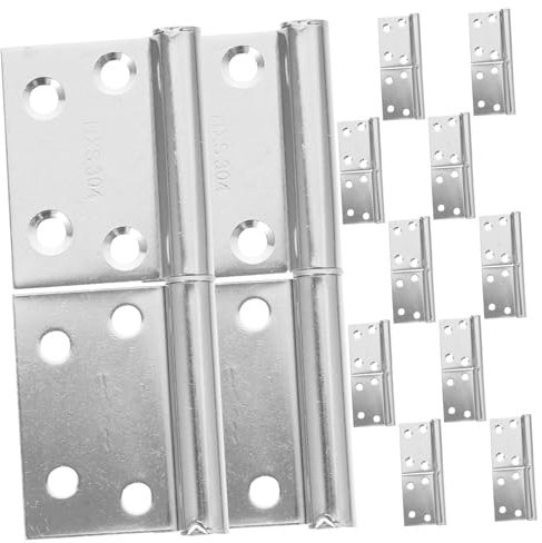 OSALADI 6paare Edelstahl Türscharnier Lift off Scharniere Für Kleine Aushängbare Scharniere Außentürscharniere Für Innentüren Rostbeständige Leicht Montierbare Stabil Und Langlebig