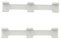 Silvergear® Accessoires für Elektrischen Wäscheständer | Höhenversteller 7,5 cm | Passend für Wäscheständer bis 110 x 60 x 90 cm | Beheizter Wäscheständer Zubehör | Verbesserte Luftzirkulation | Grau