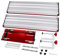 50inch Cutting Range Track Saw Guide Rail, Universal Straight Rail and Adjustable Clamp Set with Metal Saw Guide Rail, Suitable for Most Circular Saws