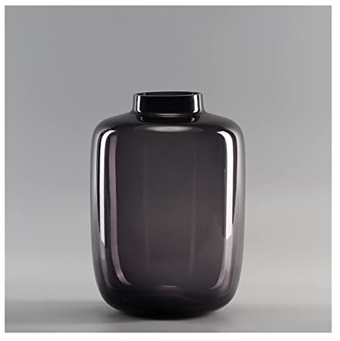 Blumenvase für Zuhause Home Creative Mist Lila Hydrokultur-Glasvase, weiches Paket, for Zuhause, Wohnzimmer, Blumen, Hydrokultur-Blumenarrangeur für Büro, Dekor(Klein)