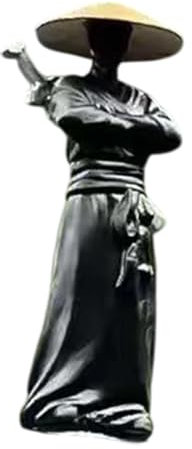 Luwecf Figur Modell Auto Armaturenbrett Zubehör Samurai Actionfigur Diorama Landschaft Mikro Landschaft Figur Chinesische Schwertkämpfer Figur, Ohne Umhang