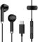 Samsung Earbuds Wired USB C for Galaxy A56/A36/A26/A16 5G/A15/A55/A35/S25 Ultra/S24 FE/S23/S22/21/Z Flip 7,Type C Wired Headphones with Microphone Earphones for iPhone 16e 16 15,iPad,Pixel 9a,One Plus