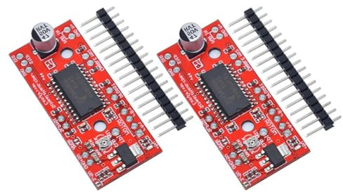 2Pcs A3967 EasyDriver Stepper Motor Driver Development Board 3D Printer A3967 Module Development Board Accessories