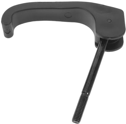 Plastic Keyboard Stand Adjustment Knob Locking Lever for Height Control | Black Contoured Grip, Threaded Repair Part for Electronic Organ Racks, Firm Hold and Fatigue-free Turning