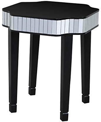 Premier Housewares Clavier Side Table, 60 x 51 x 51 cm - Black