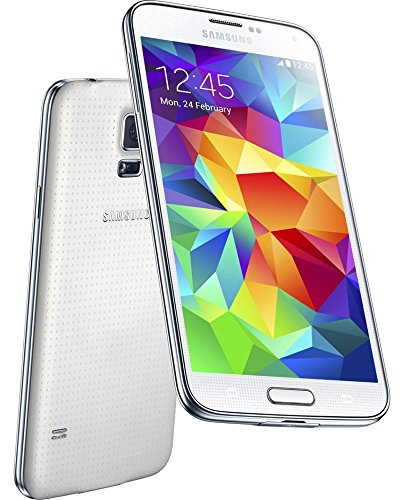 Samsung Galaxy S5 SM-G900F - Smartphone libre Android (pantalla 5.1 Pulgadas, cámara 16 MP, 16 GB, 4G, Quad-Core 2.5 GHz, 2 GB RAM), Blanco