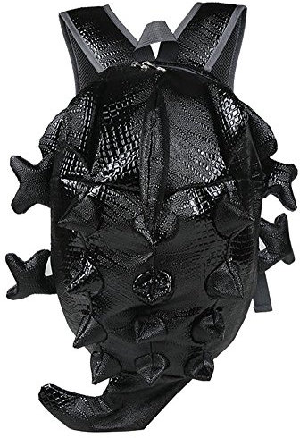 Harajuku Chameleon Rucksack Persönlichkeit Lizard Schultasche Reise Rucksack Braun coffee