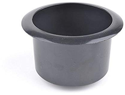 Teensery 2 Pcs Black Plastic Cup Holder Insert for Sofa Boat RV Couch Recliner Poker Table
