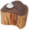 Invicta Interior Massiver Hocker GOA Baumstamm Beistelltisch aus Akazie 30 cm Sitzhocker Tisch Wohnzimmertisch