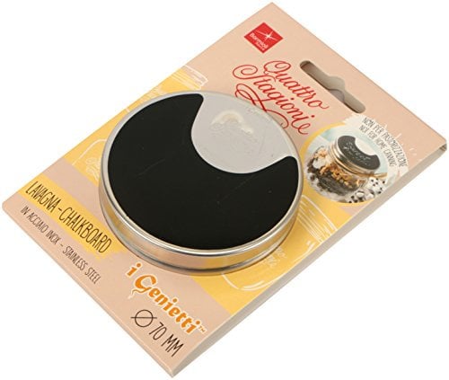 Bormioli Rocco Quattro Stagioni I Genietti Tappo Lavagna, Acciaio Inossidabile, 7 cm
